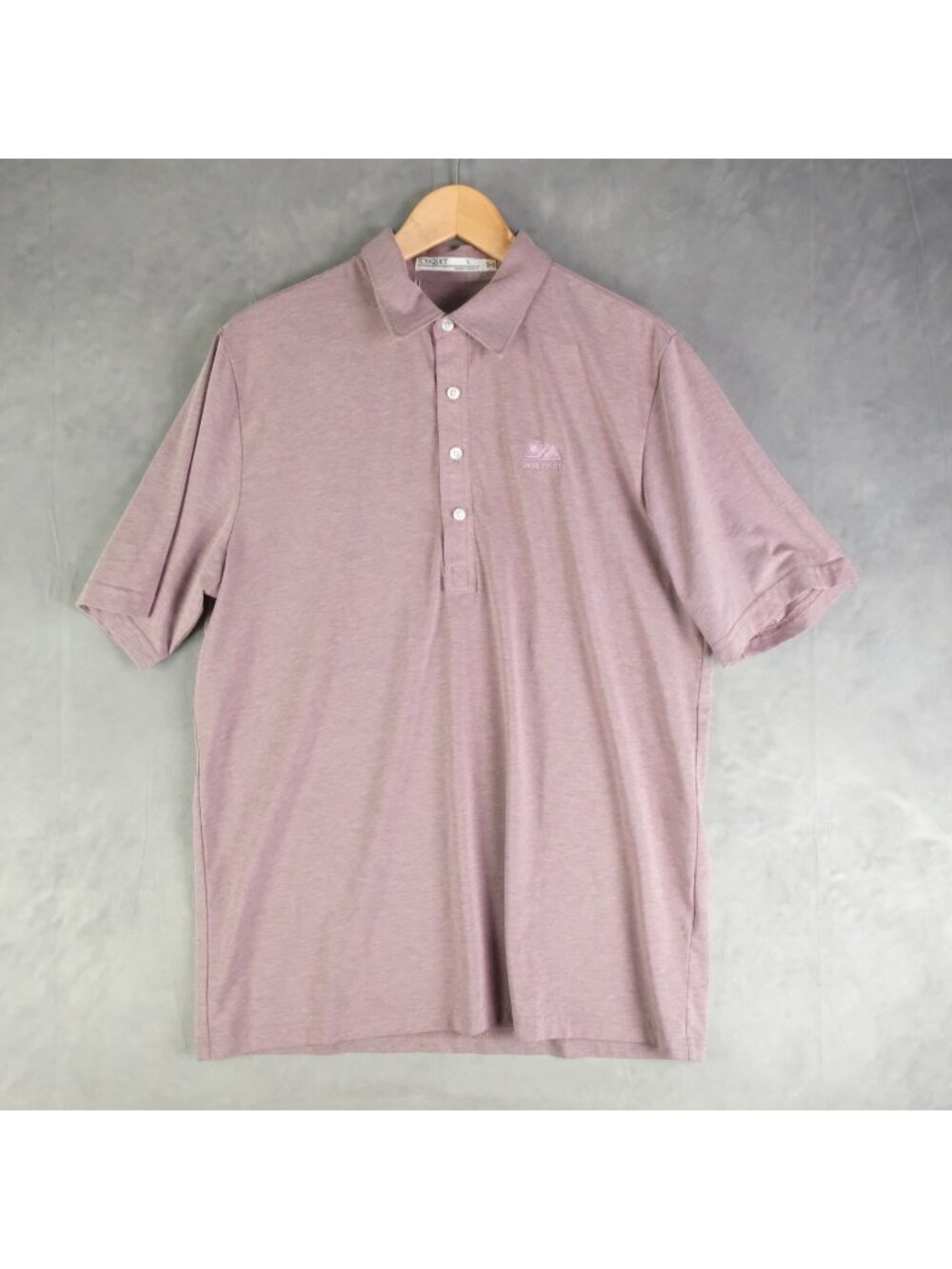 Criquet Polo Mens Large Purple Pga West Pima Cotton Blend Golf Athletic